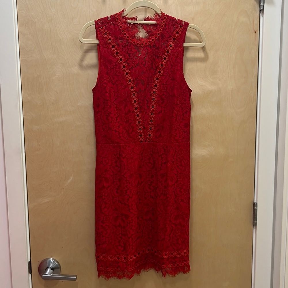 Free People Lace Open Back Dress